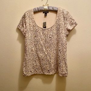 White House/Black Market sequins blouse